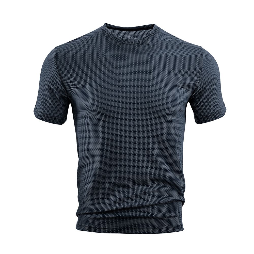 Sommerliches Herren Seersucker T-Shirt – Leicht und atmungsaktiv