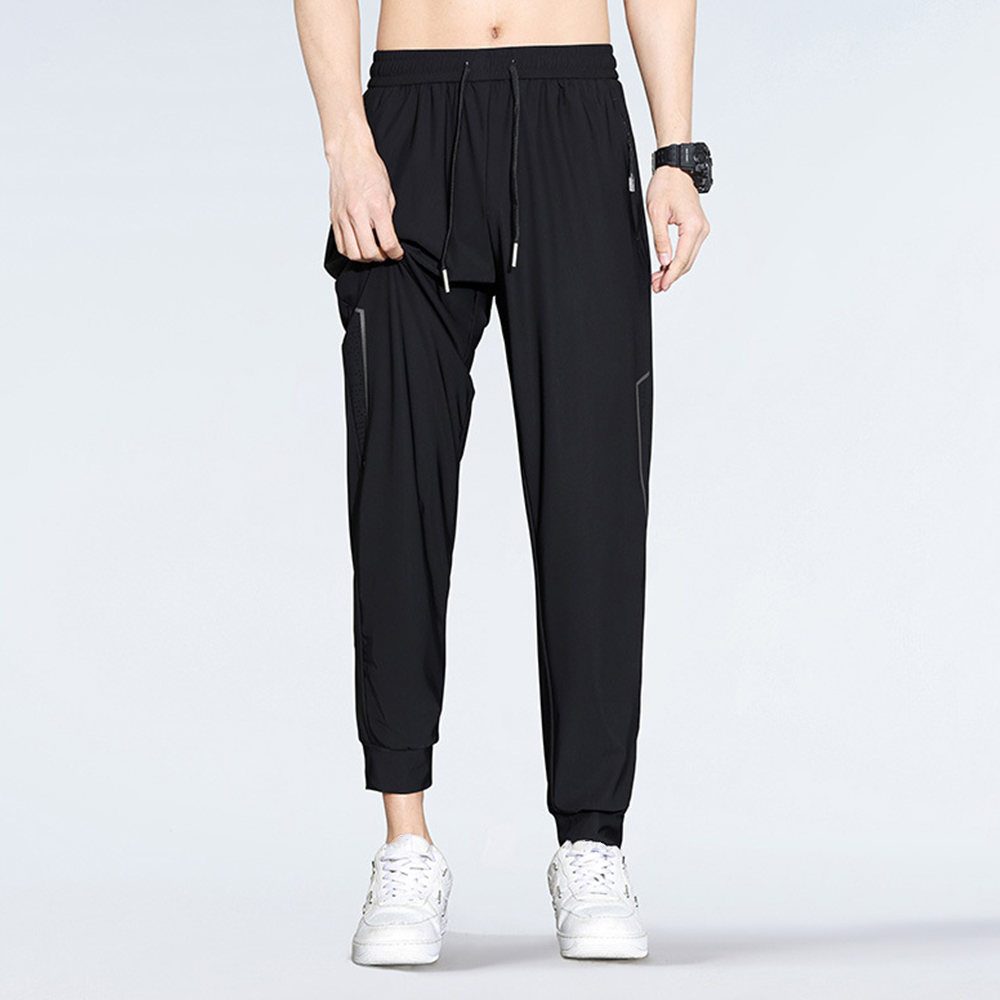 Dünne, atmungsaktive Freizeithose aus Eisseide für Herren