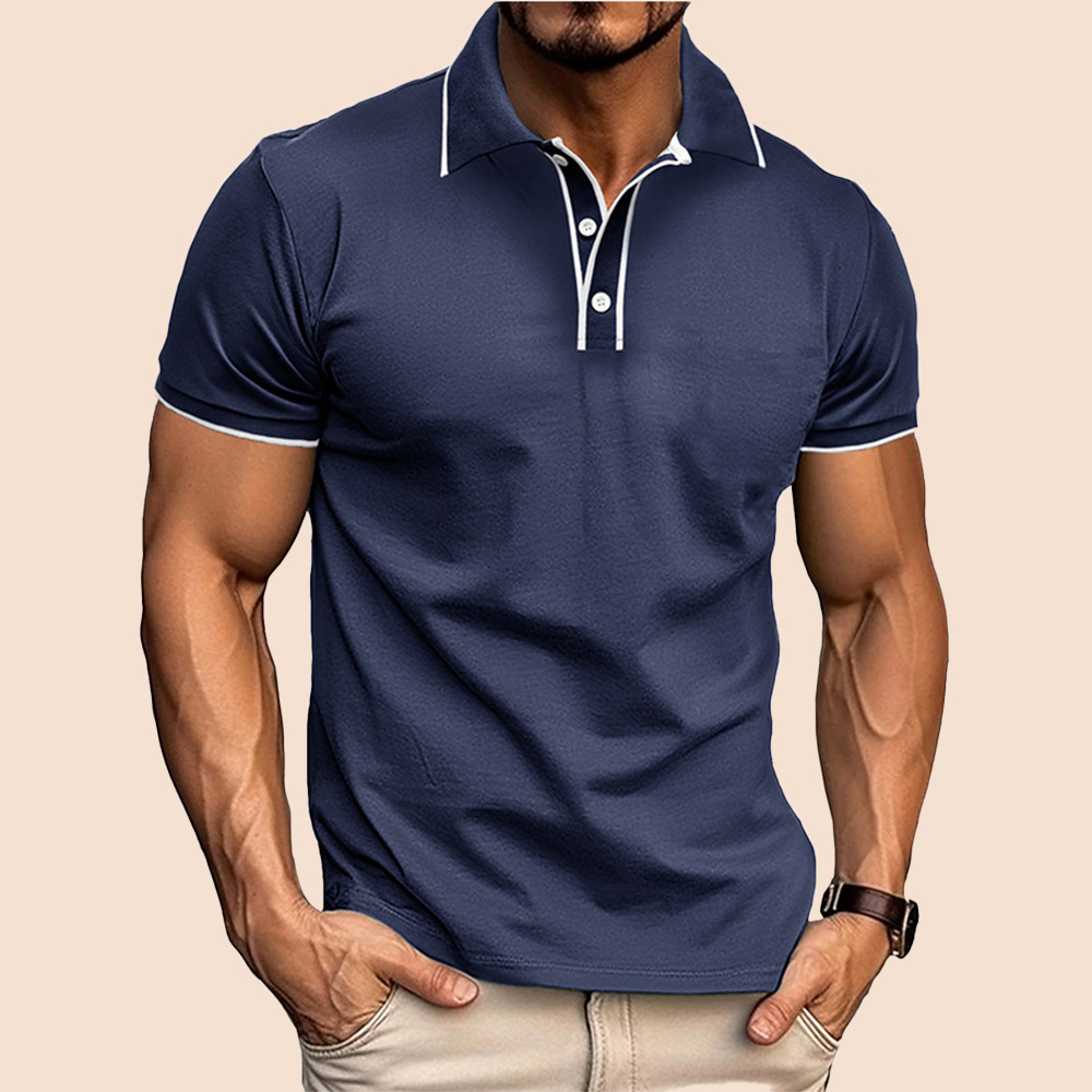Herren Revers Poloshirt Kurzarm