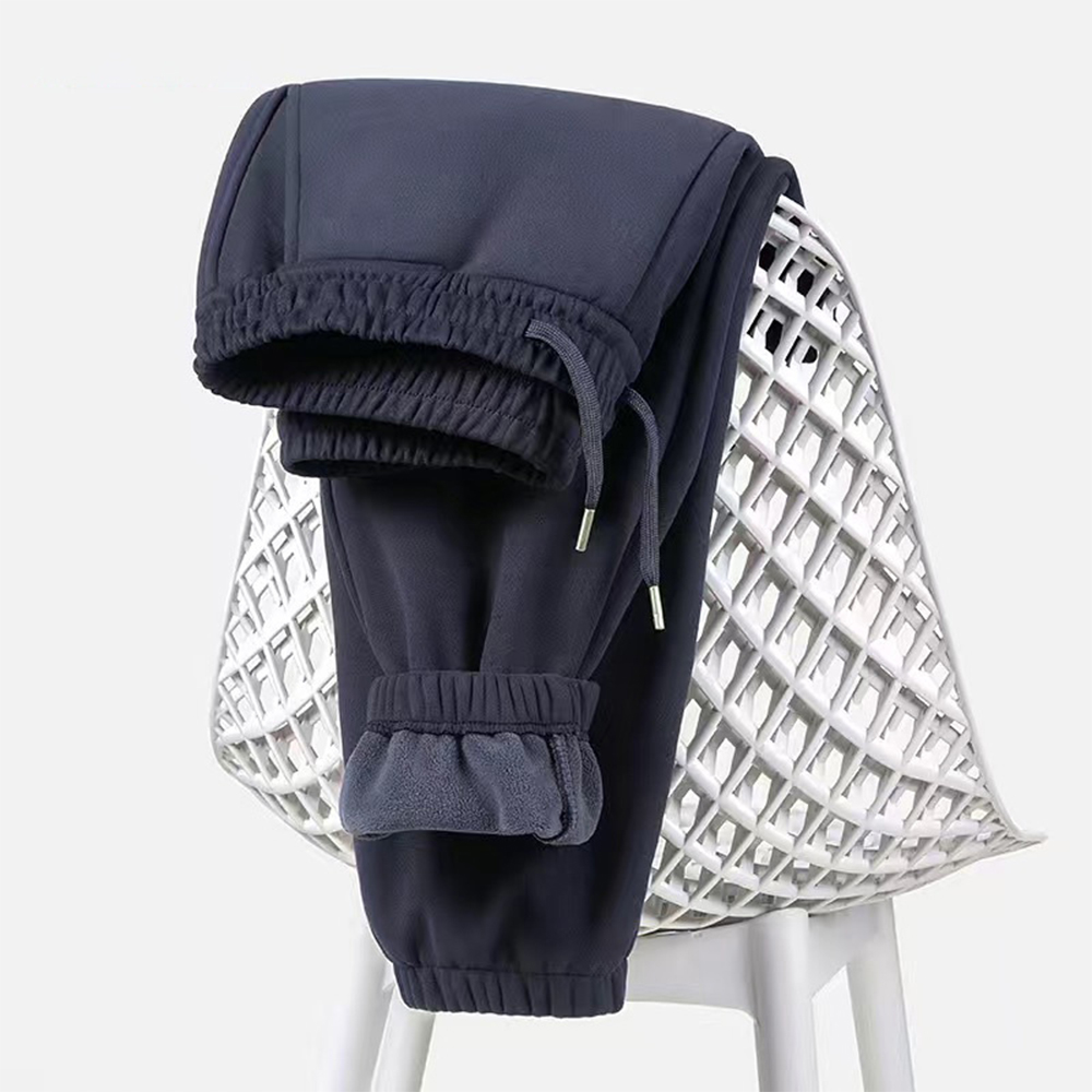 Warme Sport-Freizeithose aus Fleece für Herren im Winter
