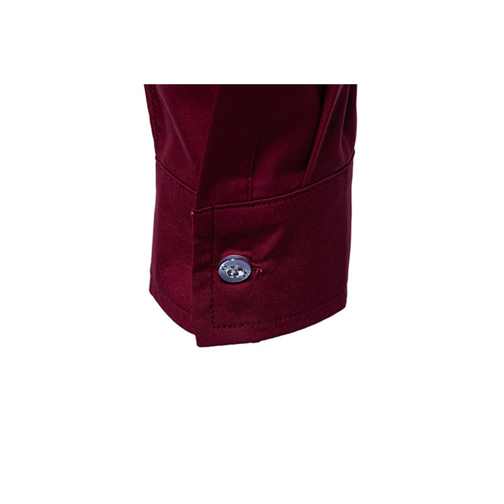 Herren-Langarmhemd mit Kontrast-Revers