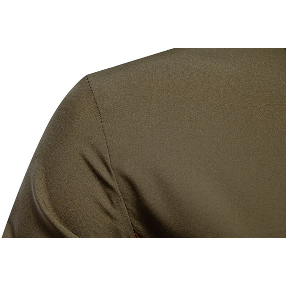 Herren-Langarmhemd mit Kontrast-Revers