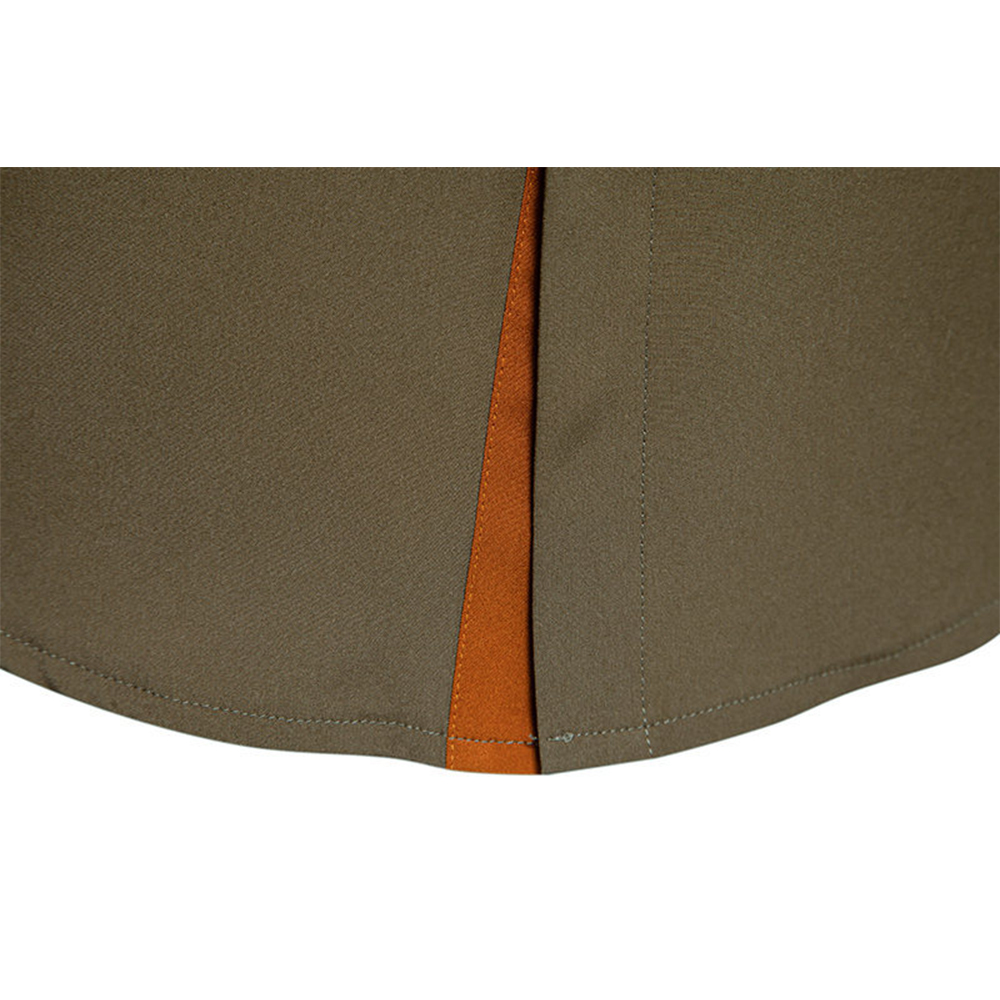 Herren-Langarmhemd mit Kontrast-Revers