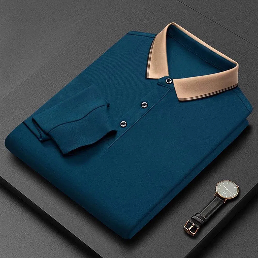 Atmungsaktives Business-Freizeit-Poloshirt für Herren