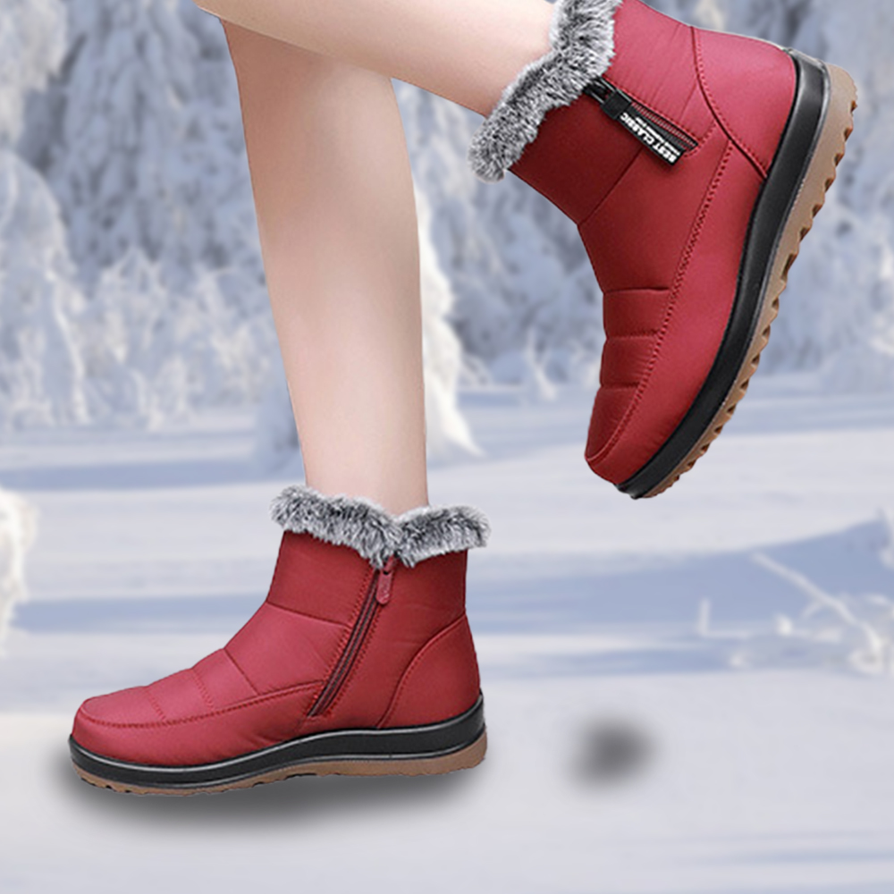 Wasserdichte warme kurze Damenstiefel