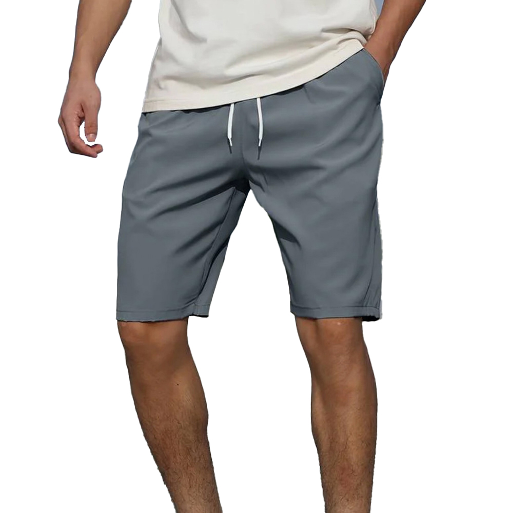Lässige und bequeme Strandshorts für Herren in einfarbiger Ausführung