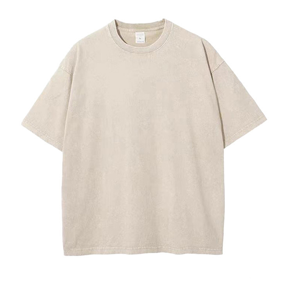 Kurzarm-T-Shirt aus Baumwolle mit Rundhalsausschnitt für Herren im Vintage-Stil