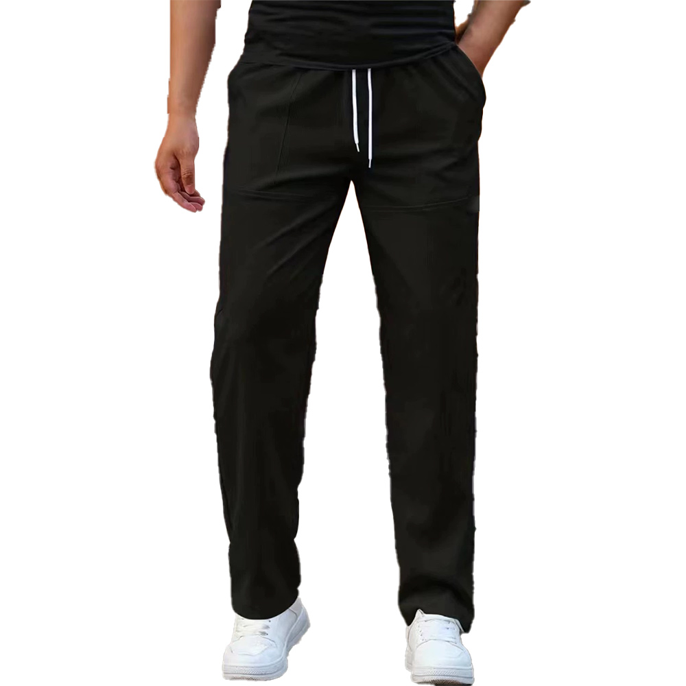 Bequeme, lässige, lockere, vielseitige, atmungsaktive Hose für Herren mit geradem Bein