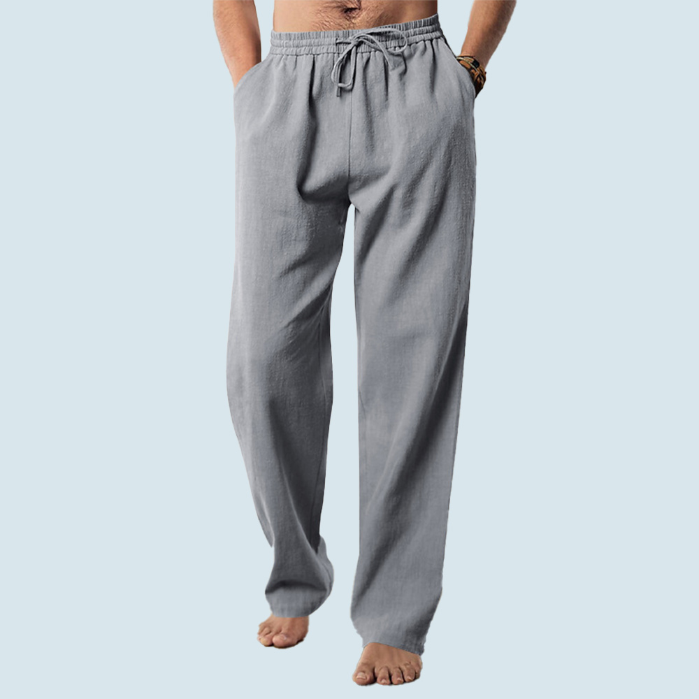 Lockere, lässige Leinenhose für Herren
