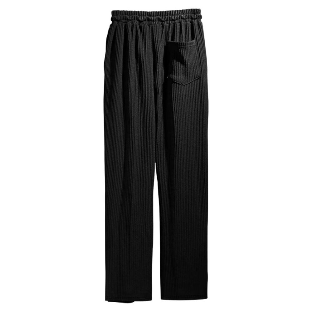 Nouveau pantalon droit décontracté en velours côtelé pour homme