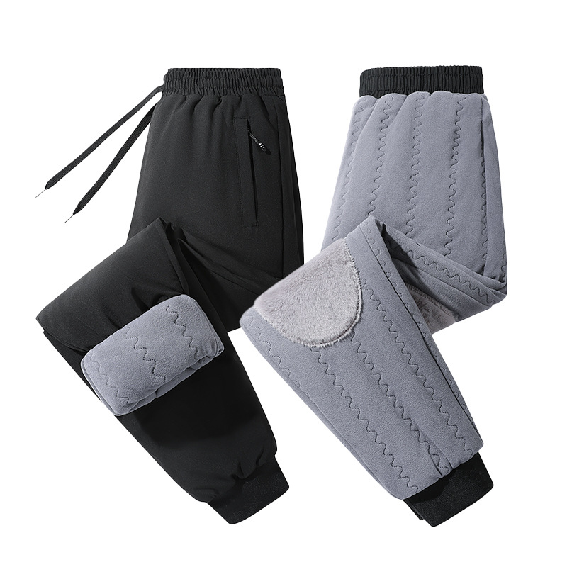 Wind- und wasserdichte Fleece-Freizeithose für Herren