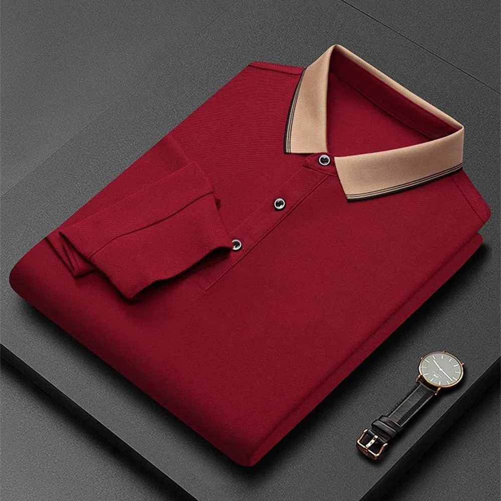 Atmungsaktives Business-Freizeit-Poloshirt für Herren