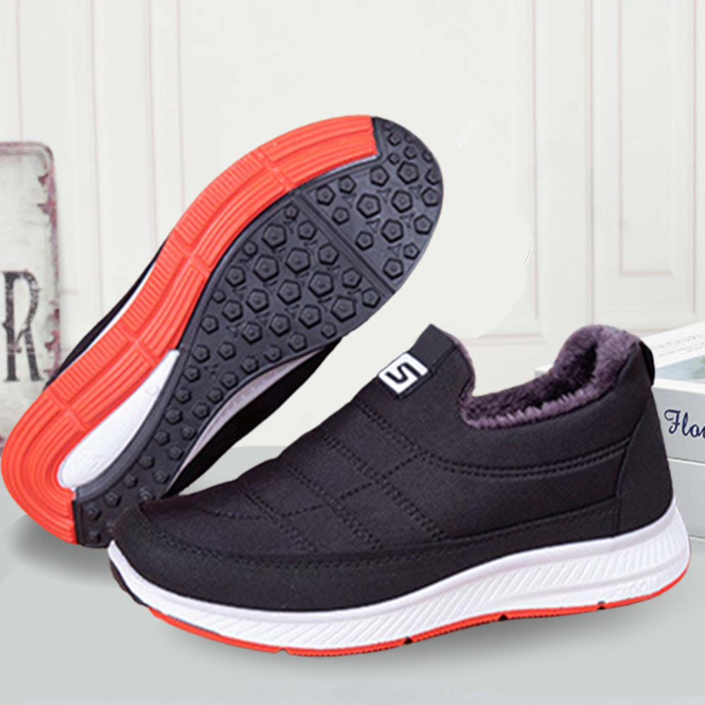 Damen-Wintersamt-verdickte warme Baumwollschuhe