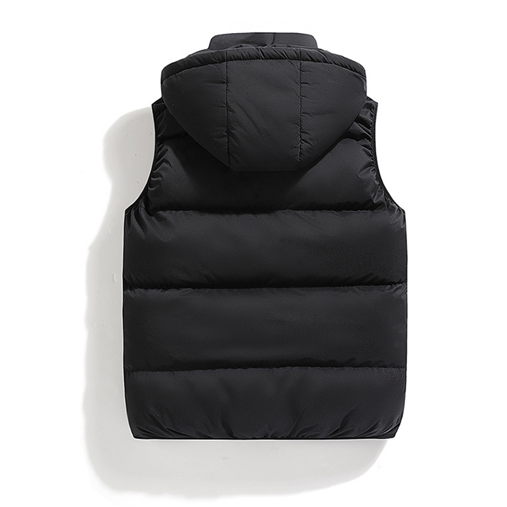 Warme Winterweste für Herren mit Kapuze