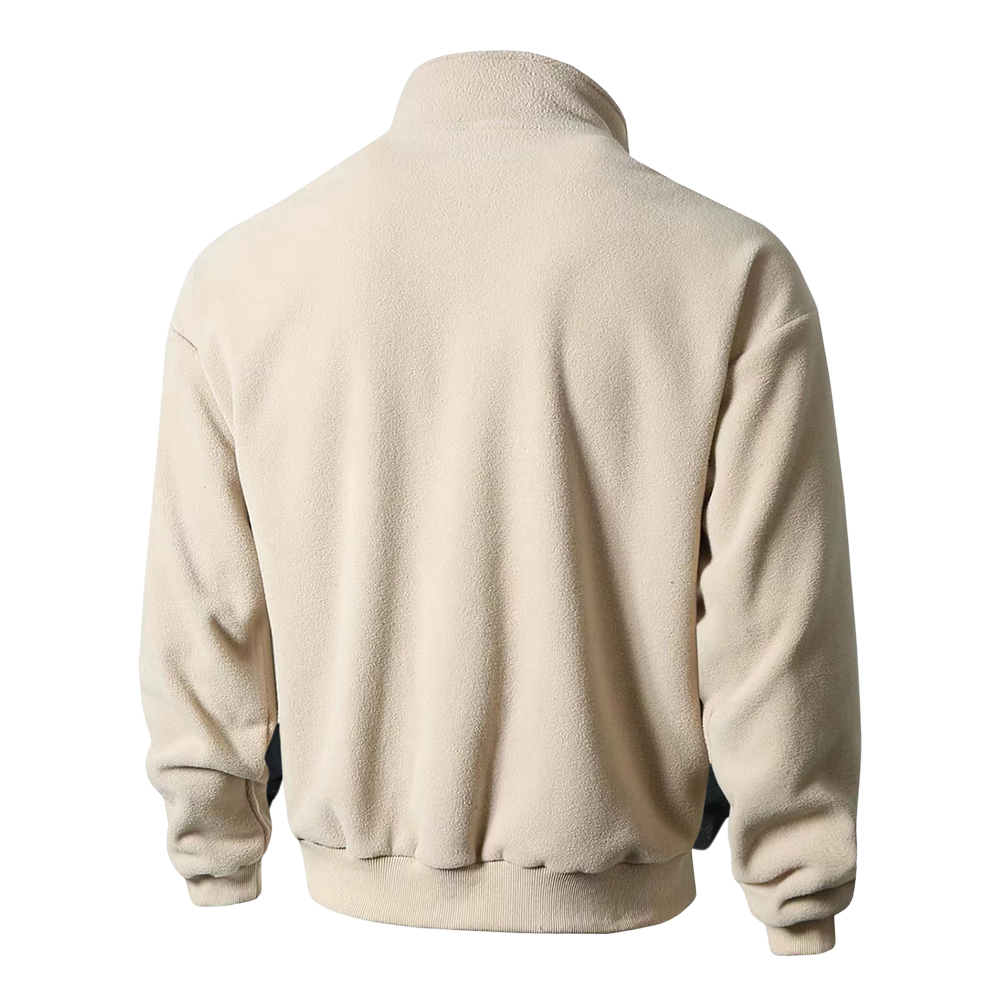 Lässige warme Jacke aus Polarfleece für Herren