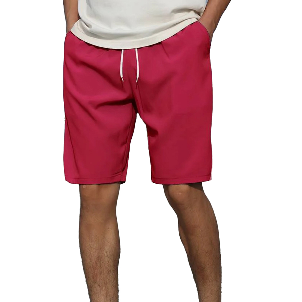 Lässige und bequeme Strandshorts für Herren in einfarbiger Ausführung