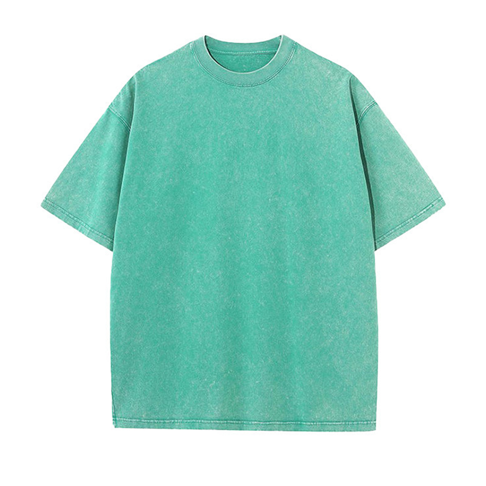 Kurzarm-T-Shirt aus Baumwolle mit Rundhalsausschnitt für Herren im Vintage-Stil