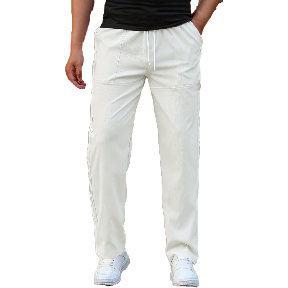 Bequeme, lässige, lockere, vielseitige, atmungsaktive Hose für Herren mit geradem Bein