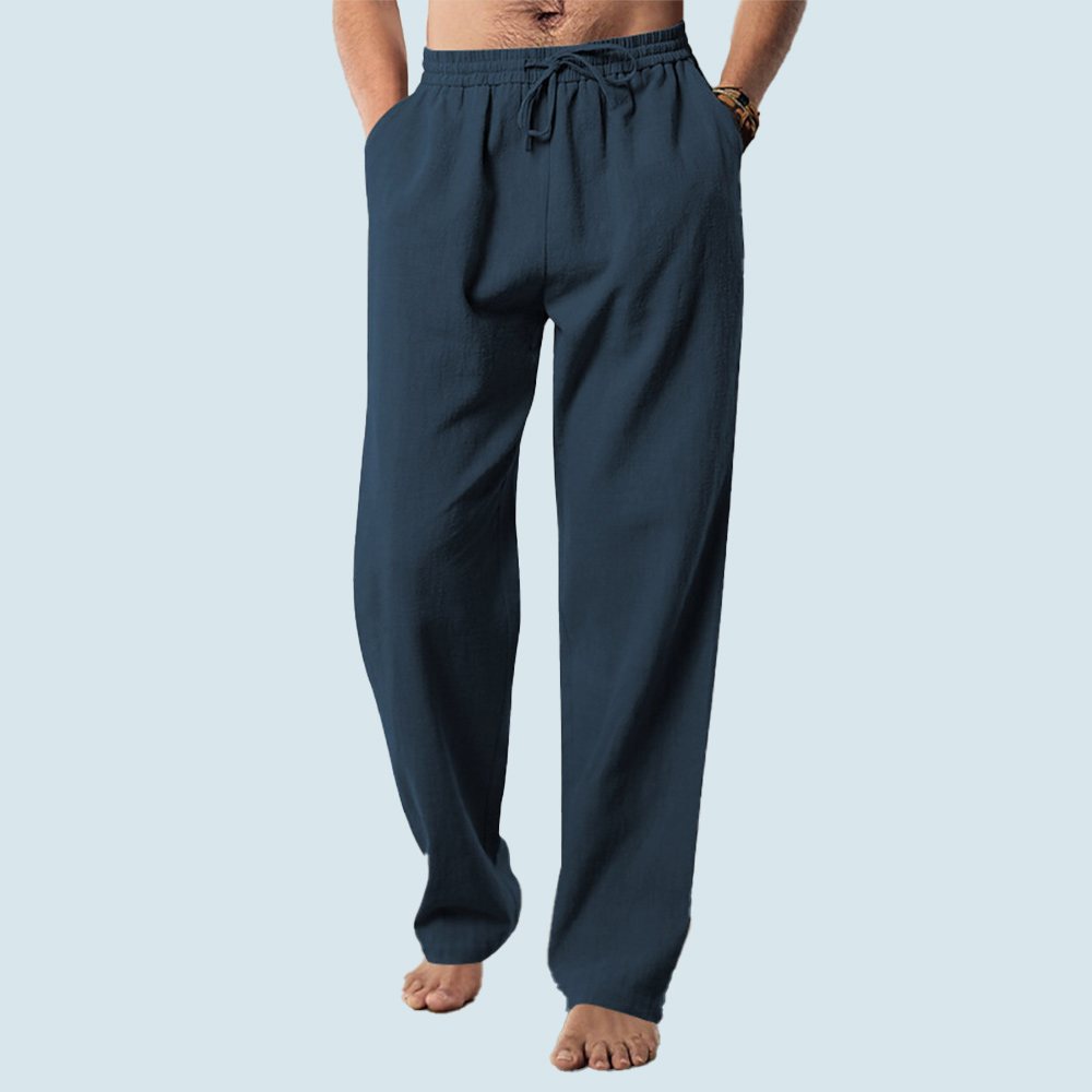 Lockere, lässige Leinenhose für Herren