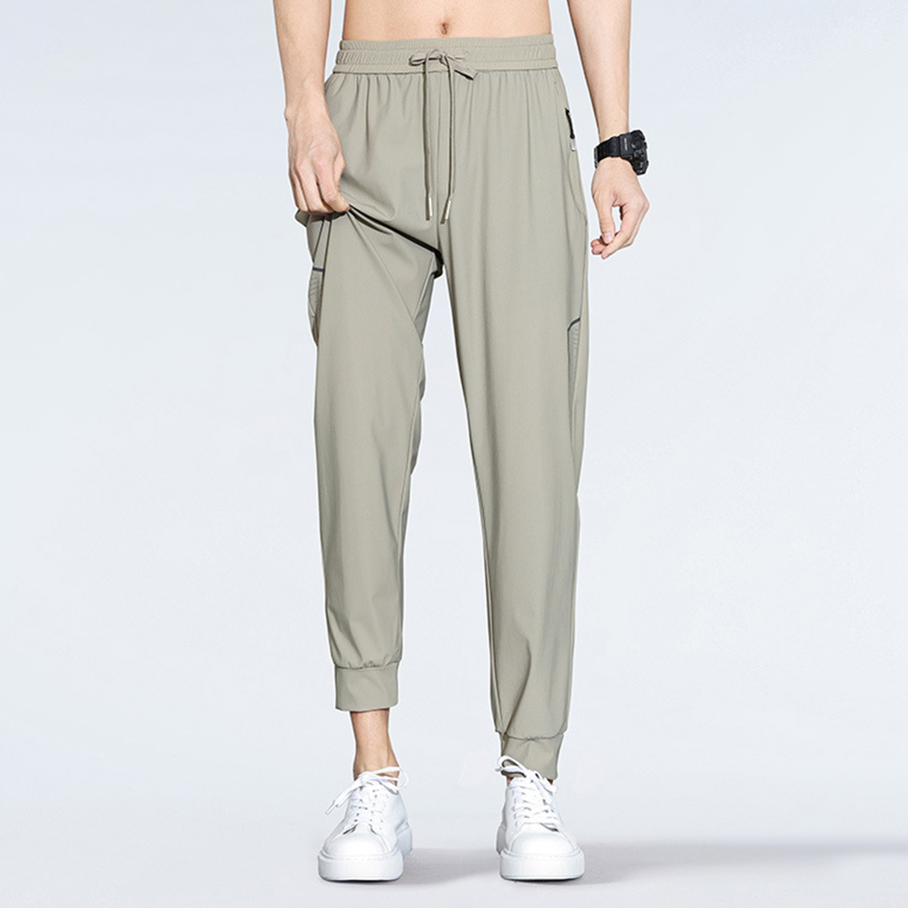 Dünne, atmungsaktive Freizeithose aus Eisseide für Herren