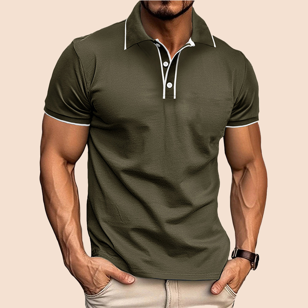 Herren Revers Poloshirt Kurzarm