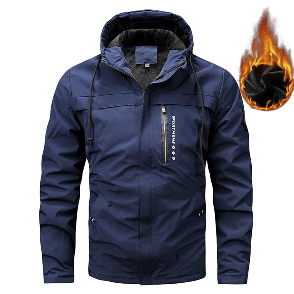 Alberchris™ New Autumn and Winter Men's Loose Fleece Hooded Jacket