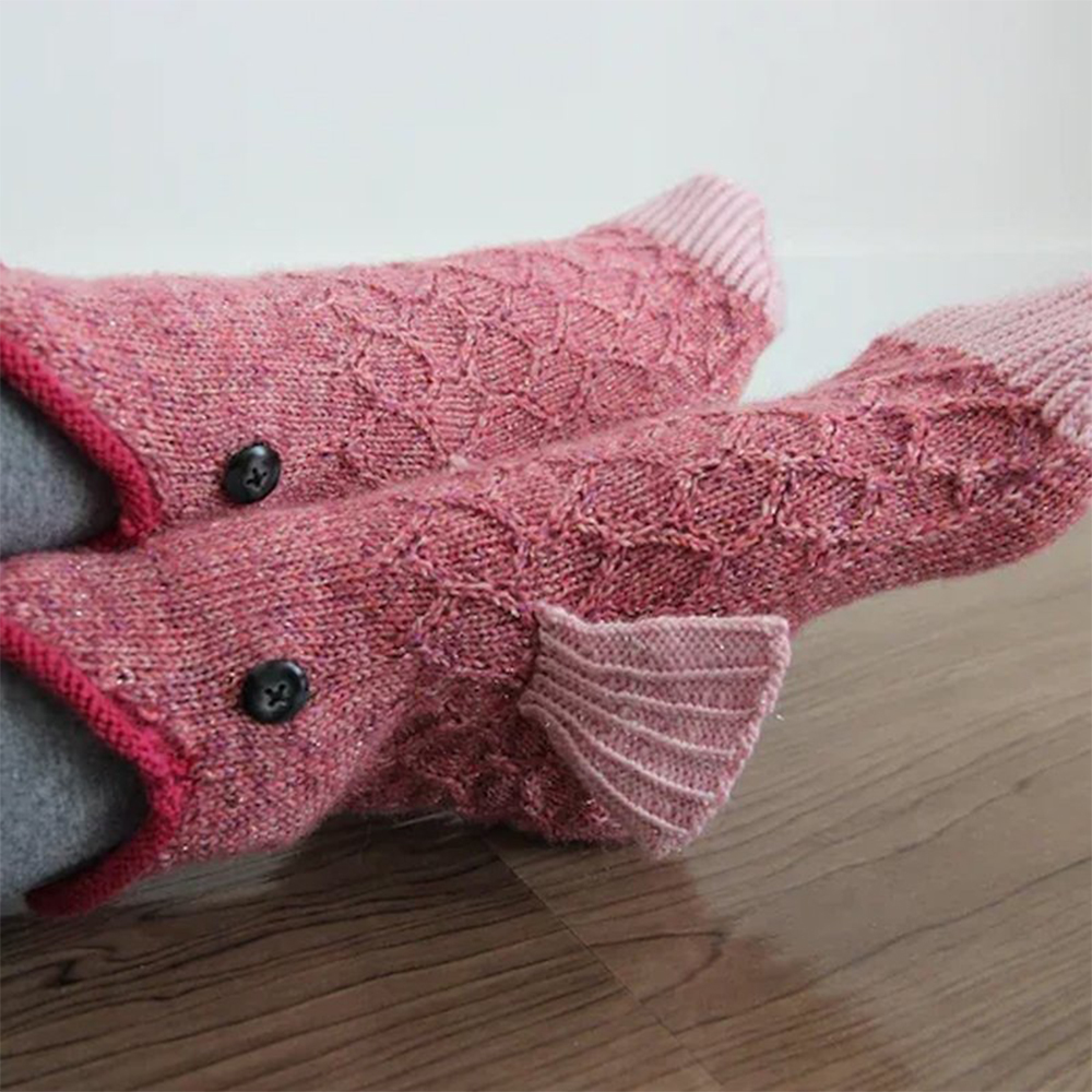 Kreative, wadenlange Weihnachtssocken mit Tiermotiven für Damen und Herren