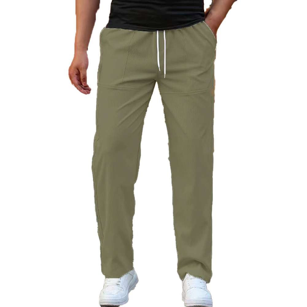Bequeme, lässige, lockere, vielseitige, atmungsaktive Hose für Herren mit geradem Bein
