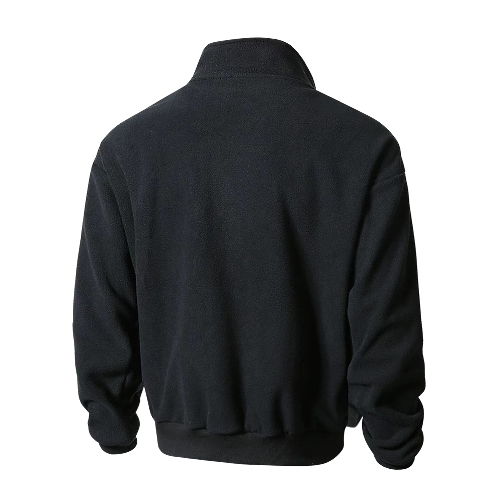 Lässige warme Jacke aus Polarfleece für Herren