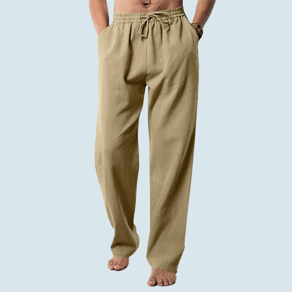 Lockere, lässige Leinenhose für Herren
