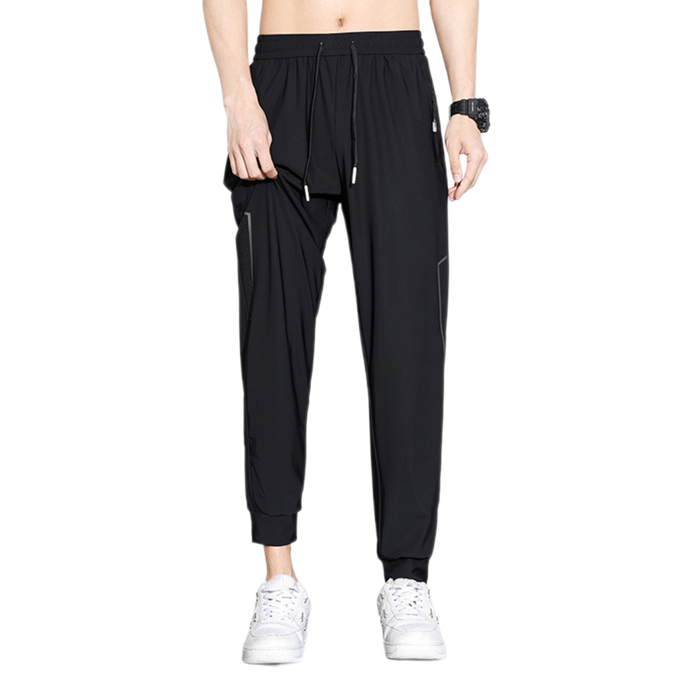 Dünne, atmungsaktive Freizeithose aus Eisseide für Herren