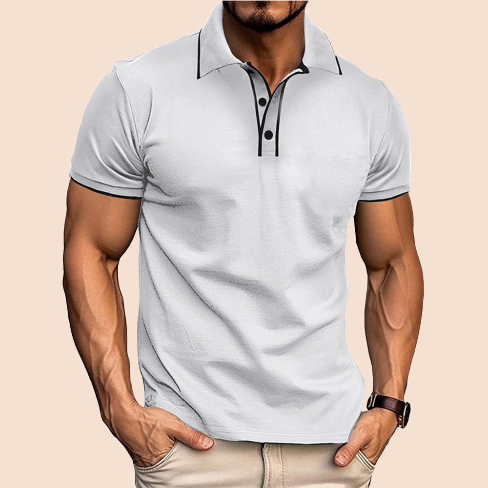 Herren Revers Poloshirt Kurzarm