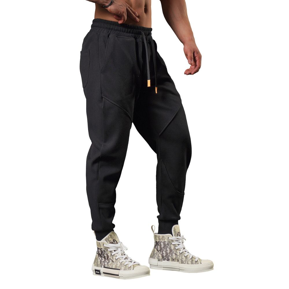 Lässige Leggings-Jogginghose für Herren im Patchwork-Stil