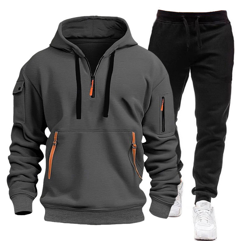 Costume décontracté sweat-shirt + pantalon pour hommes