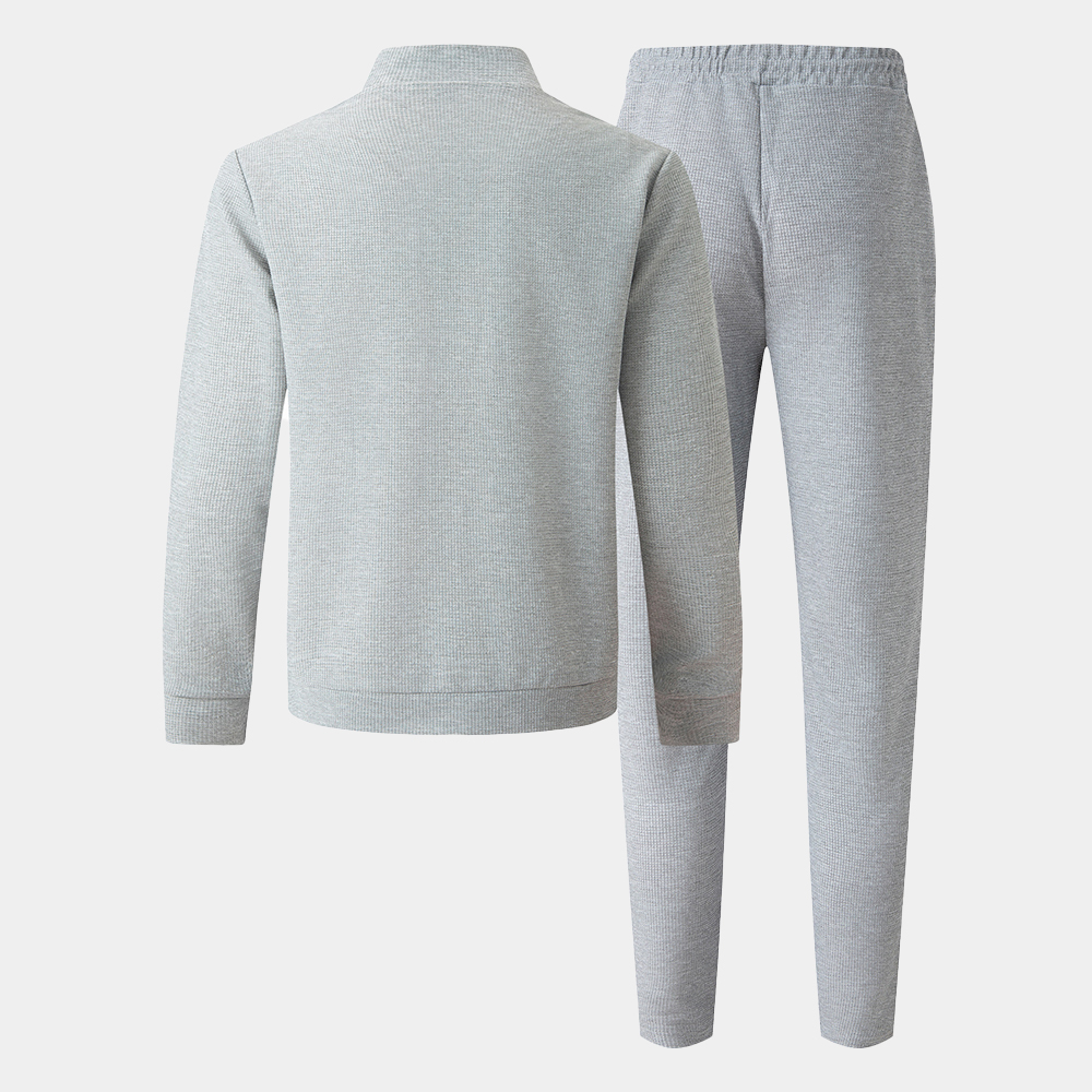 Freizeitanzug mit Waffelmuster für Herren