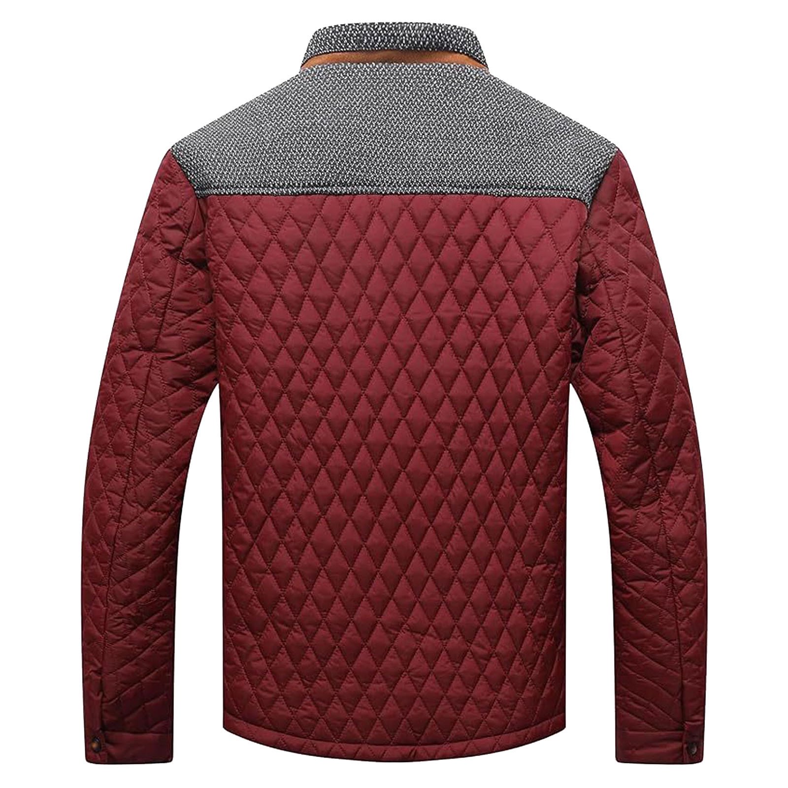 Alberchris™ Autumn and winter new men's stand collar thickened warm cotton jacket