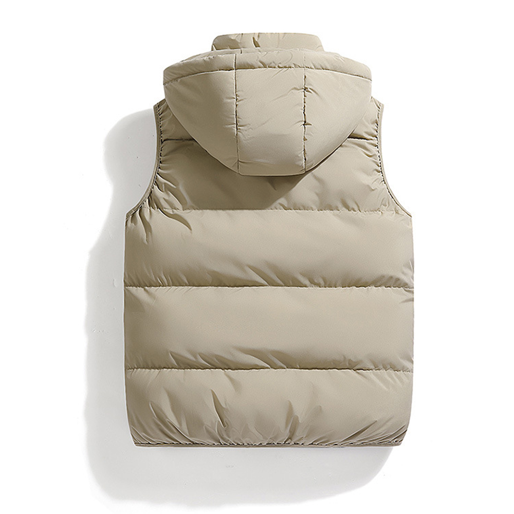 Warme Winterweste für Herren mit Kapuze