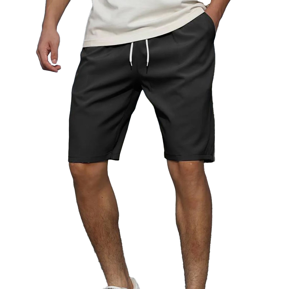 Lässige und bequeme Strandshorts für Herren in einfarbiger Ausführung