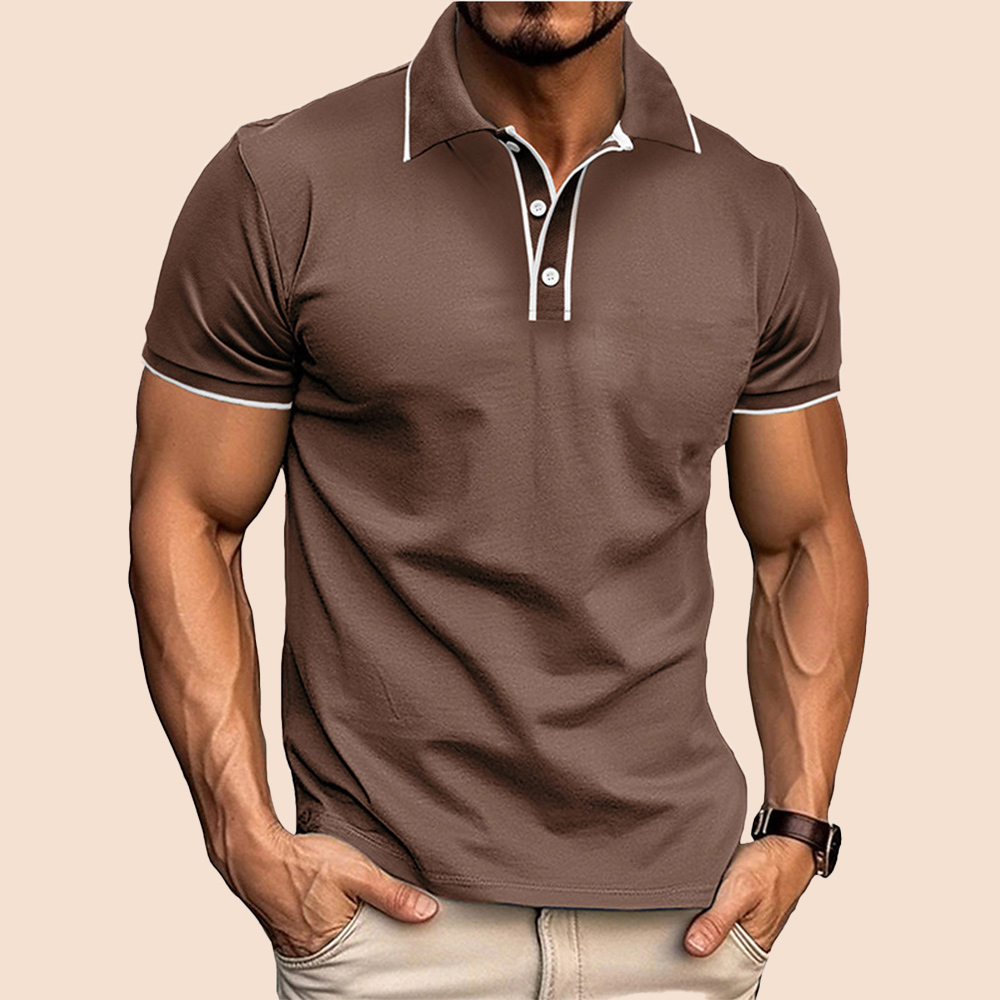 Herren Revers Poloshirt Kurzarm
