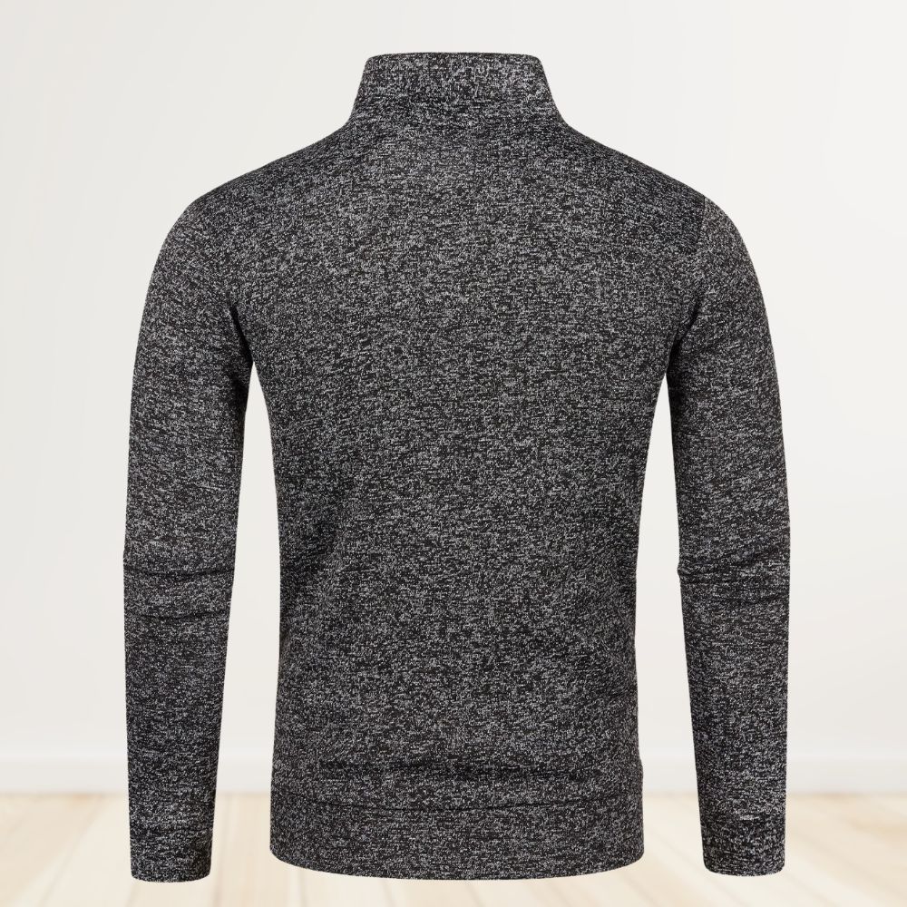 Strickjacke für Herren im Herbst und Winter mit Stehkragen