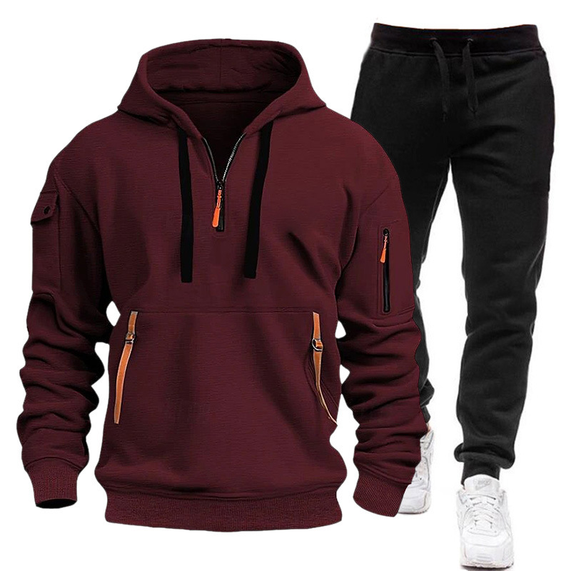 Costume décontracté sweat-shirt + pantalon pour hommes
