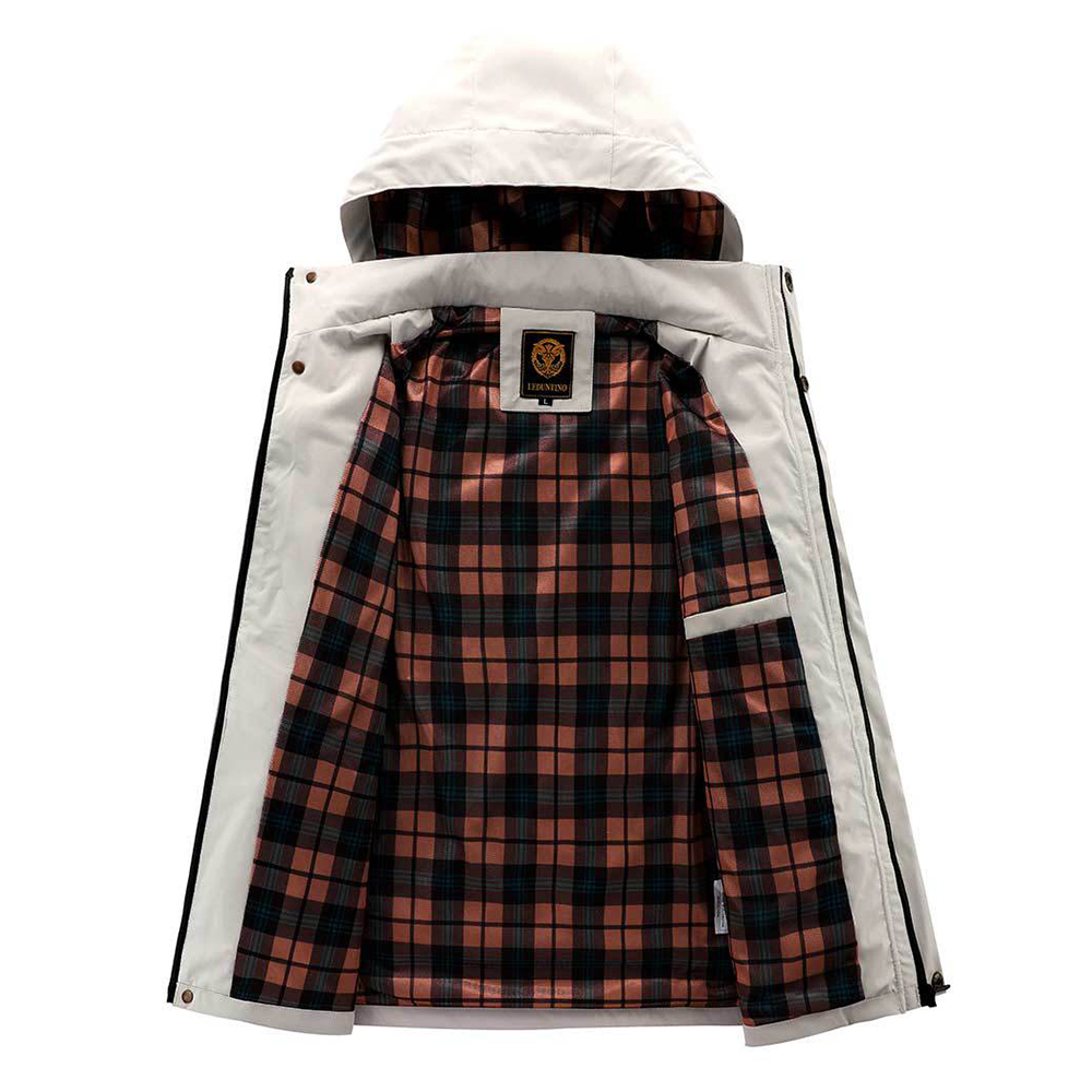 Alberchris™ Men's Mid-Length Hooded Rainproof and Windproof Jacket