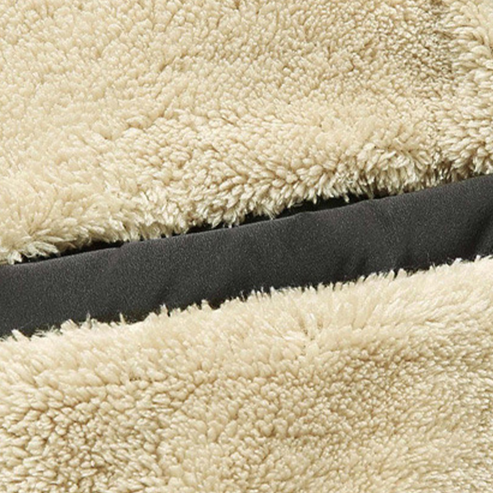 Herbst- und Winterjacke mit Stehkragen und Samtverdickung