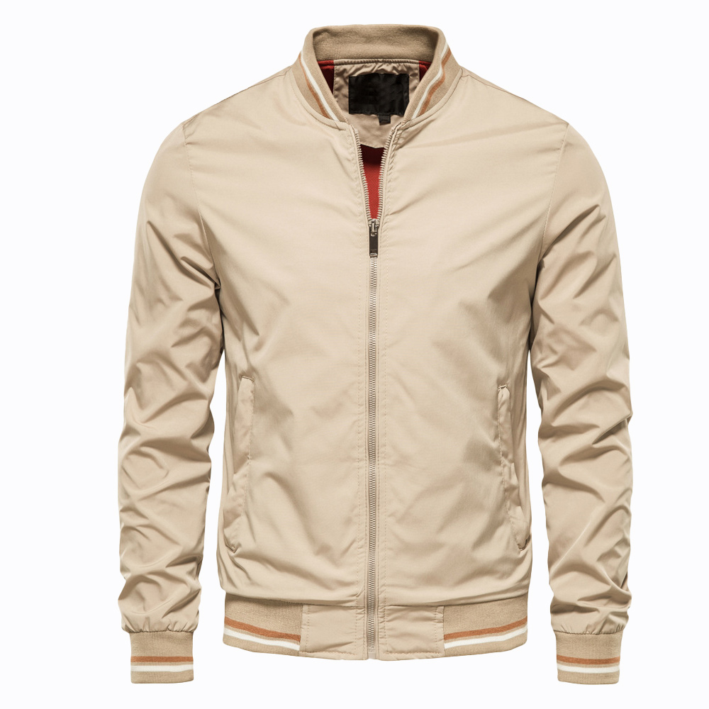 Modische Herren Stehkragenjacke