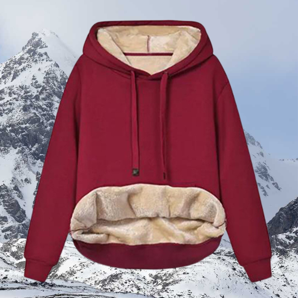 Winter-Fleece-Sweatshirt für Damen
