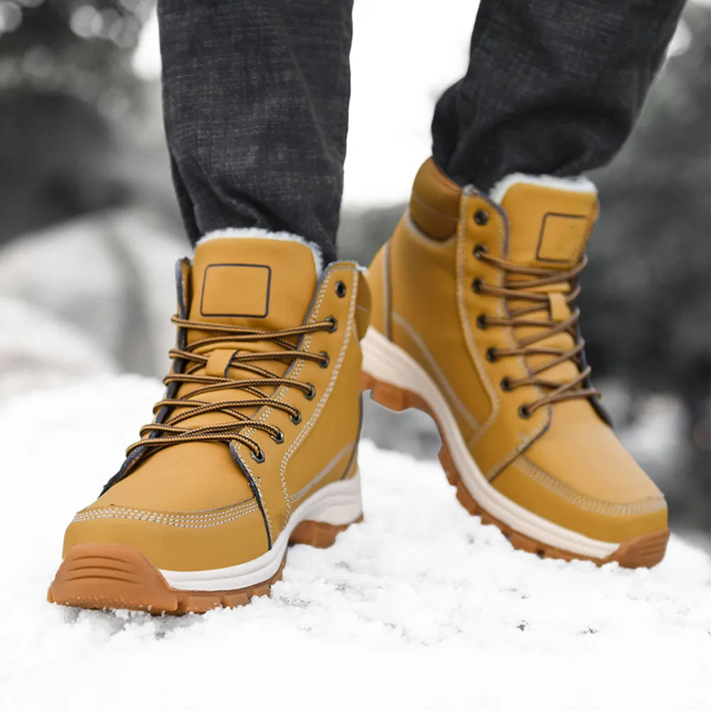 Wasserdichte Anti Rutsch Schneestiefel für Männer Outdoor Schuhe