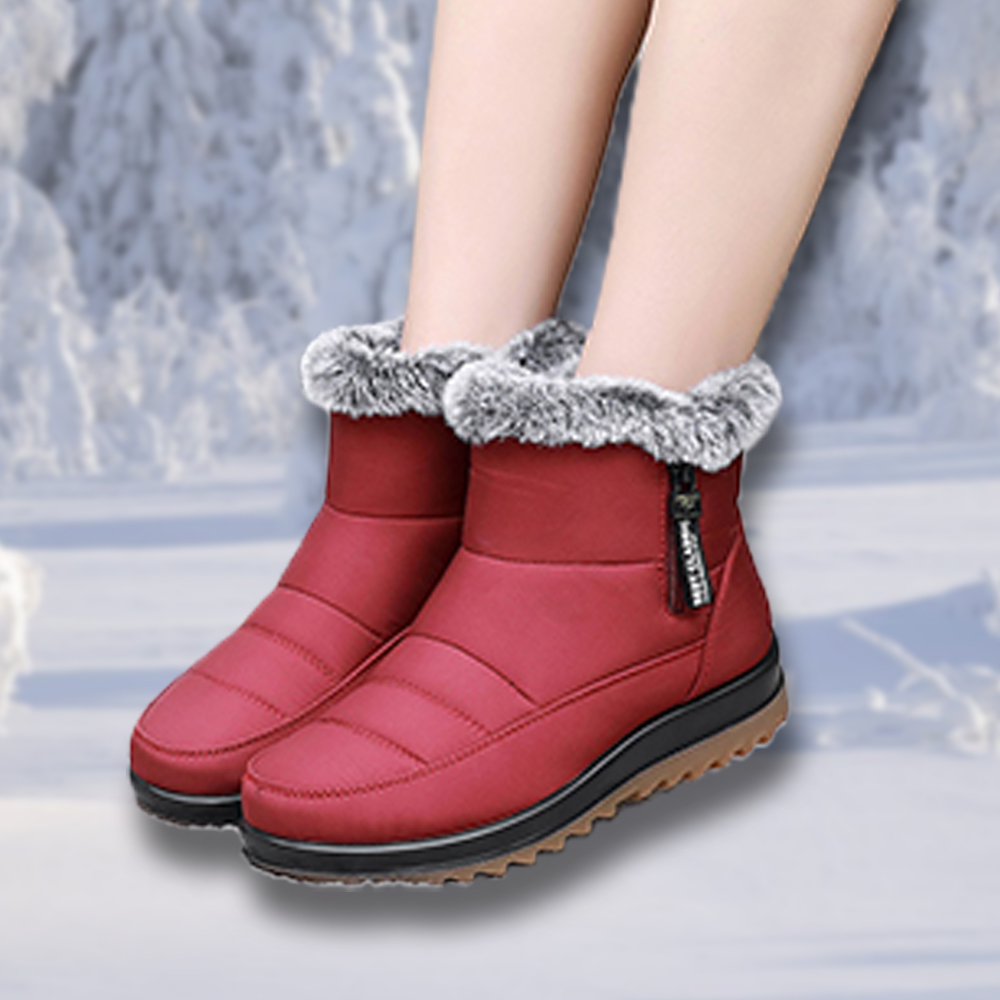 Wasserdichte warme kurze Damenstiefel