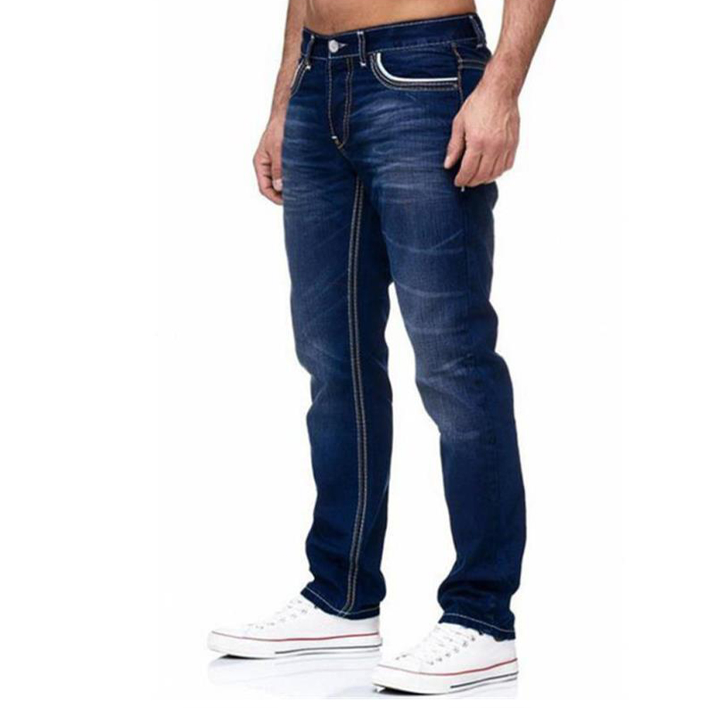 Jean décontracté droit simple et slim pour hommes