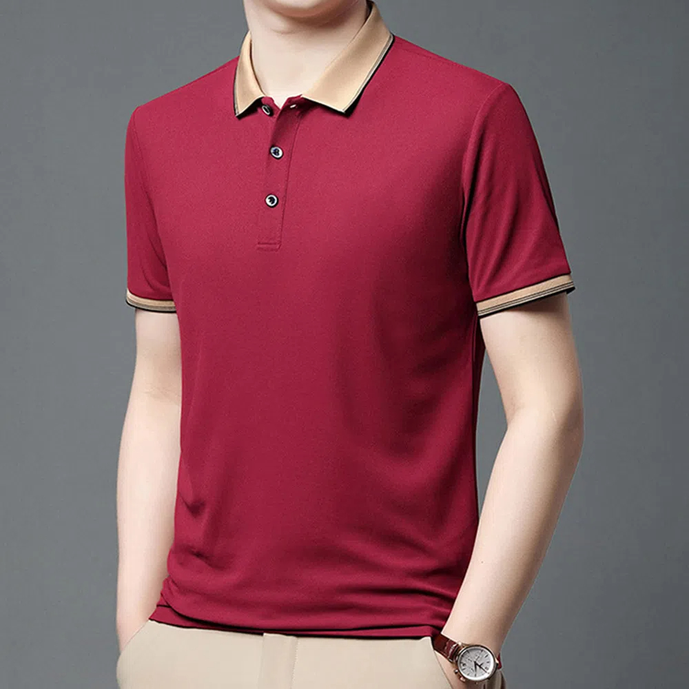 Atmungsaktives Business-Freizeit-Poloshirt für Herren