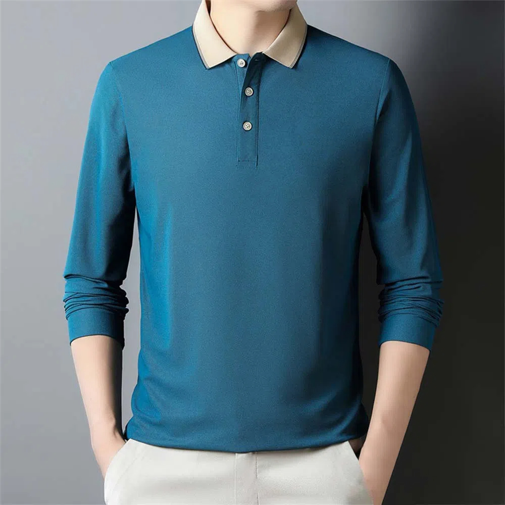 Atmungsaktives Business-Freizeit-Poloshirt für Herren